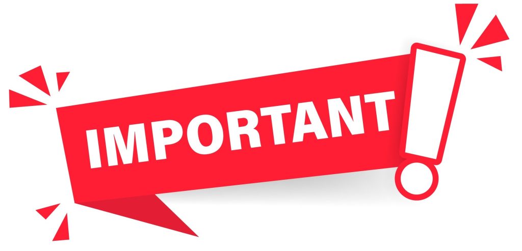 important notice